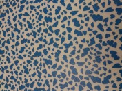 Goma Eva Estampada Corazón Azul Fondo Blanco 1005